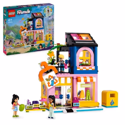 LEGO® 42614 Friends La Boutique de Vêtements Vintage Modèle avec les Mini-Poupées Olly Liann et Jordin et une Figurine de Cha ...