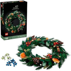 Décoration - LEGO - Icons Grinalda - Couronne de vacances - Multicolore - À monter soi-même