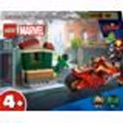 LEGO® Marvel 76287 Iron Man avec une Moto et Hulk Set Avengers avec Minifigurines