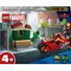 LEGO® Marvel 76287 Iron Man avec une Moto et Hulk Set Avengers avec Minifigurines