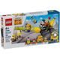 Jouet de construction - LEGO - 75580 - Minions - Voiture-banane - 136 pièces