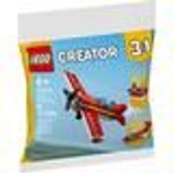 Sac en Plastique - LEGO - 30669 - Motif Avion Rouge - Enfant - Mixte