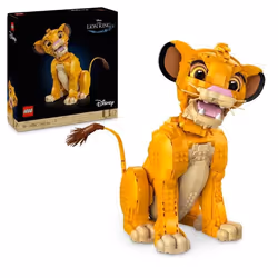 LEGO® Disney Classic 43247 Simba le jeune Roi lion figurine d’animal collector
