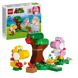 LEGO® 71428 Super Mario Ensemble dExtension Forêt de Yoshi Jouet pour Enfants avec 2 Figurines Yoshi