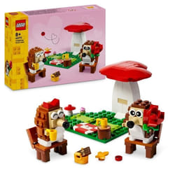 LEGO 40711 Le pique-nique des hérissons - Jouet avec un champignon à construire dès 8 ans