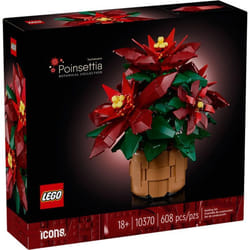Set de construction - LEGO - 10370 - L'étoile de Noël - 608 pièces - Décoration florale