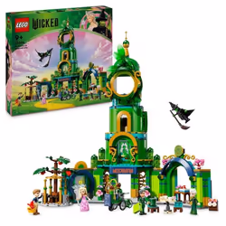 LEGO® Wicked 75684 Bienvenue à Emerald City - Jouet à Collectionner avec Glinda et Elphaba