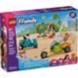 LEGO Friends 42641 Chiens surfeurs et aventures en scooter - Jouet interactif avec Corgis