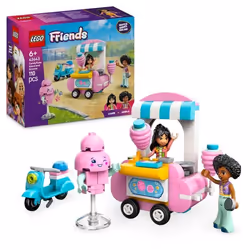 LEGO Friends 42643 Stand de barbes à papa et scooter - Jouet pour enfants dès 6 ans