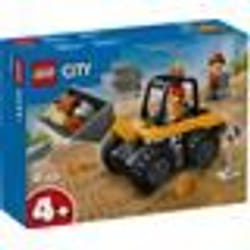 LEGO City 60450 La chargeuse de chantier jaune - Jeu de construction pour enfants 4 ans