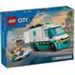 LEGO City 60451 L’ambulance de secours - Jouet de construction pour garçon dès 5 ans