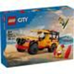 LEGO City 60453 Le véhicule de secours de la plage - Jouet dès 6 ans avec un requin