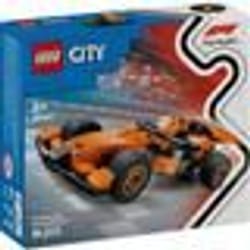 LEGO City 60442 Voiture de course McLaren avec pilote de F1 - Jouet pour garçon dès 6 ans
