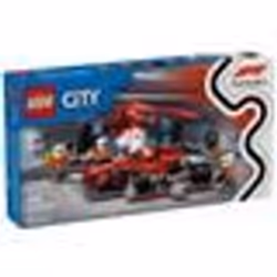 LEGO City 60443 Arrêt au stand de F1 avec voiture Ferrari - Jouet pour garçon dès 6 ans