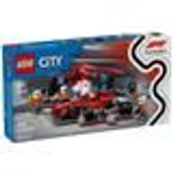 LEGO City 60443 Arrêt au stand de F1 avec voiture Ferrari - Jouet pour garçon dès 6 ans