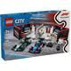 LEGO City 60444 Garage de F1 et voitures Mercedes-AMG et Alpine Jeu pour garçon dès 7 ans