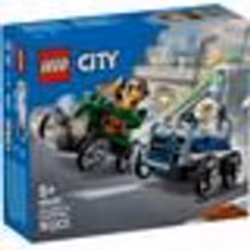 LEGO City 60459 Pack de bolides de course : avion contre lit dhôpital - Jouet dès 5 ans