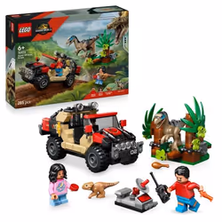 Jeu de construction - LEGO - 76972 - Jurassic World - Vélociraptor - 285 pièces - 4x4
