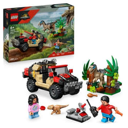 Jeu de construction - LEGO - 76972 - Jurassic World - Vélociraptor - 285 pièces - 4x4