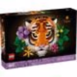 LEGO Art 31217 La Collection Faune – Le Tigre - Set Adulte - Décoration Murale Avec Fleurs