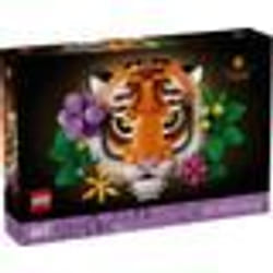 LEGO Art 31217 La Collection Faune – Le Tigre - Set Adulte - Décoration Murale Avec Fleurs