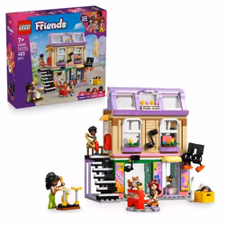 LEGO Friends 42653 Le Magasin de Musique et l’Appartement -dès 7 Ans