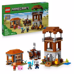 LEGO Minecraft 21278 L’Avant-Poste De Pillards Et Le Ravageur - Jeu Pour Garçon Dès 9 Ans