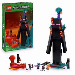 LEGO Minecraft 21279 La Tour De l’Enderman - Jeu De Construction Pour Garçon Dès 9 Ans