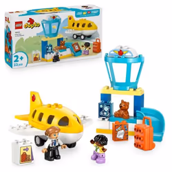 LEGO DUPLO Ma Ville 10443 Première Fois A l’Aéroport - Jouet De Construction Dès 2 Ans