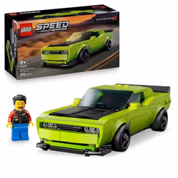 LEGO Speed Champions 77237 Voiture de Sport Dodge Challenger SRT Hellcat - Jouet dès 9 ans
