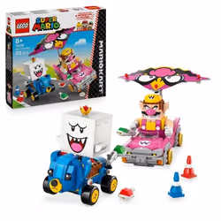 LEGO Super Mario 72038 Mario Kart – Wario et Roi Boo - Jeu de Construction dès 8 ans