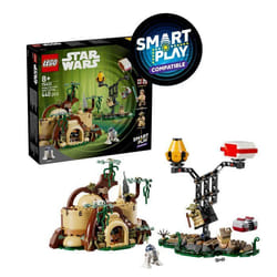 LEGO Star Wars SMART Play : Hutte de Yoda et l’Entraînement Jedi – Jouet Compatible 75422