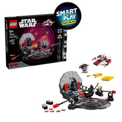 LEGO Star Wars 75427 SMART Play : Duel dans la Salle du Trône et Chasseur A-Wing - Jouet interactif dès 9 ans