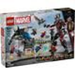 LEGO Marvel 76314 Le combat de Captain America : Civil War - Jouet pour garçon dès 10 ans