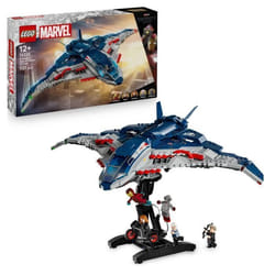 LEGO ǀ Marvel 76325 Le Quinjet d’Avengers : LÈre dUltron - Jeu enfant dès 10 ans
