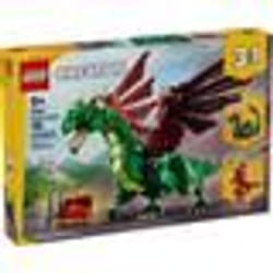LEGO Creator 31161 3-en-1 Le dragon médiéval - Jeu de construction pour garçon dès 9 ans