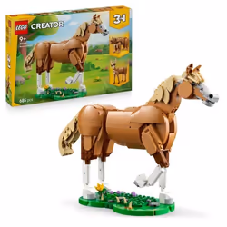 LEGO Creator 3-en-1 31166 Le Beau Cheval - Jeu de Construction dès 9 ans