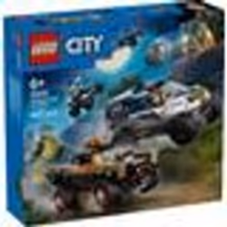 City La course-poursuite de la voiture de police tout-terrain