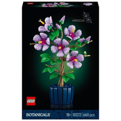 Plante en briques - LEGO - Botanicals 10372 - Hibiscus - 660 pièces - Décoration intérieure