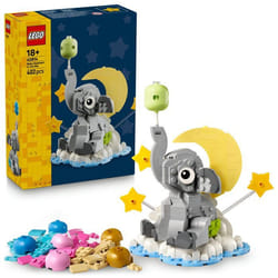 LEGO 40814 Le Bébé Éléphant dans le Ciel - Set Adulte - Cadeau Naissance - Déco Chambre
