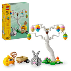 LEGO Iconic Lapin de Pâques et Chasse aux Œufs 40808 | Jeu de Construction Créatif | Ensemble de Blocs
