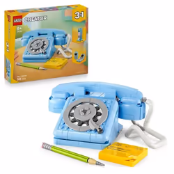 LEGO Creator 3-en-1 31174 Le Téléphone Rétro - Jeu de Construction dès 8 ans