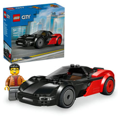 LEGO City La supercar électrique 60486 - Ensemble de Construction de Véhicule de Sport Électrique et de Piston
