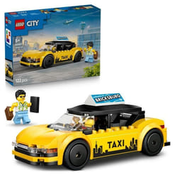 LEGO City 60487 Le Taxi Jaune - Jouet Voiture pour Garçon ou Fille dès 5 ans - Idée Cadeau
