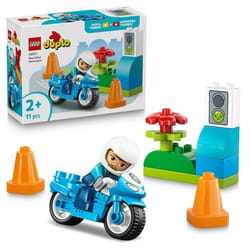 LEGO DUPLO Ma Ville 10471 La Moto de Police Bleue - Jouet pour Garçon ou Fille dès 2 ans