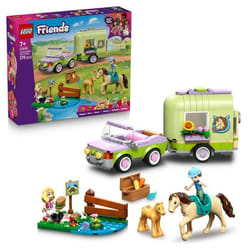 LEGO Friends 42695 La Remorque du Cheval et du Poulain - Jeu de Construction dès 7 ans