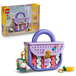 LEGO Creator 3-en-1 Sac de Mode avec Rangement, Set de Construction 31391 | Un Jouet de Construction Créatif avec 3 Modèles