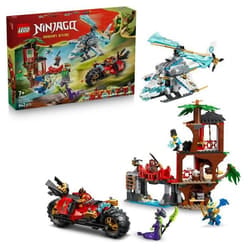 LEGO NINJAGO 71857 La Cabane et les Véhicules des Ninjas - Jeu de Construction dès 7 ans