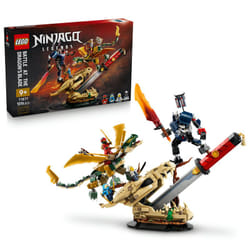 LEGO Ninjago Set de Construction 71871 Combat sur la Lame du Dragon - Ensemble de Jeu de Figurines avec Dragon et Véhicules