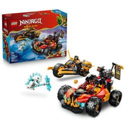 LEGO Ninjago Véhicules Combinables Kai et Cole 71864 - Jeu de Construction avec 2 Minifigurines et Armes pour Enfants Dès 6 Ans